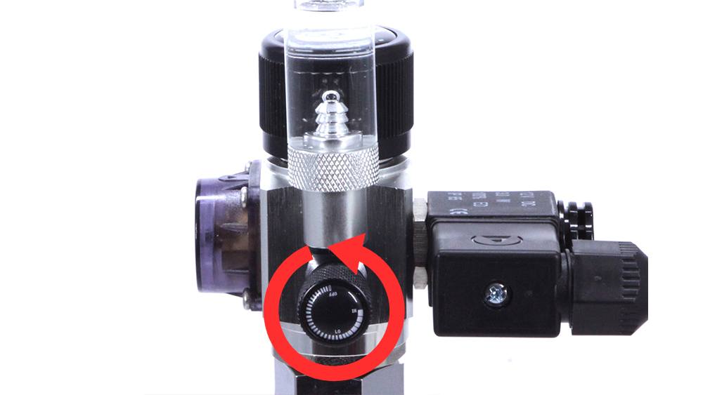 Open Pisco valve flow controller