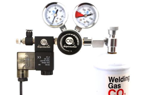 Advanced disposable adapter connected to cylinder and regulator