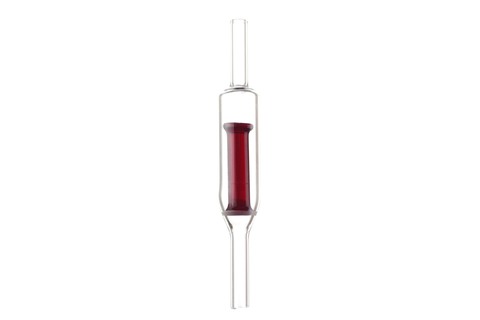 Glass check non-return valve