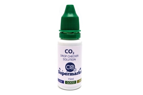 Photo of a bottle of 15ml Drop Checker solution