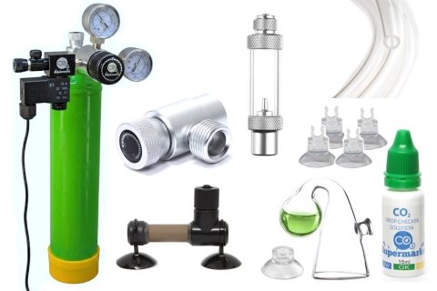 Pro Aquarium CO2 System with Cylinder 20L - 500L+
