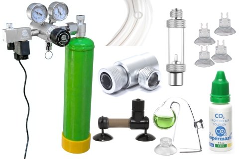 Ultimate-Pro Aquarium CO2 System with Cylinder 20L - 500L+
