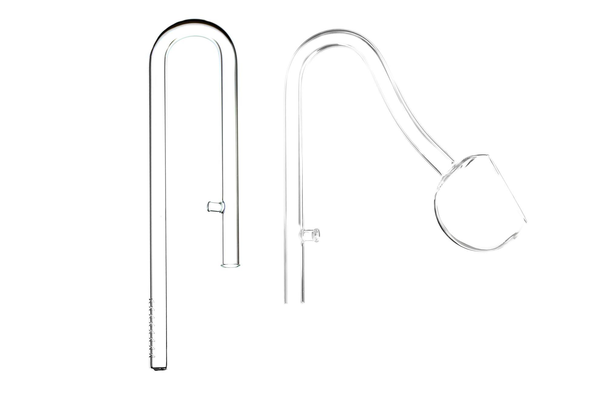 Glass Lily Pipe Set For Ø13mm (12/16mm) Tubing Poppy Style CO2 Supermarket