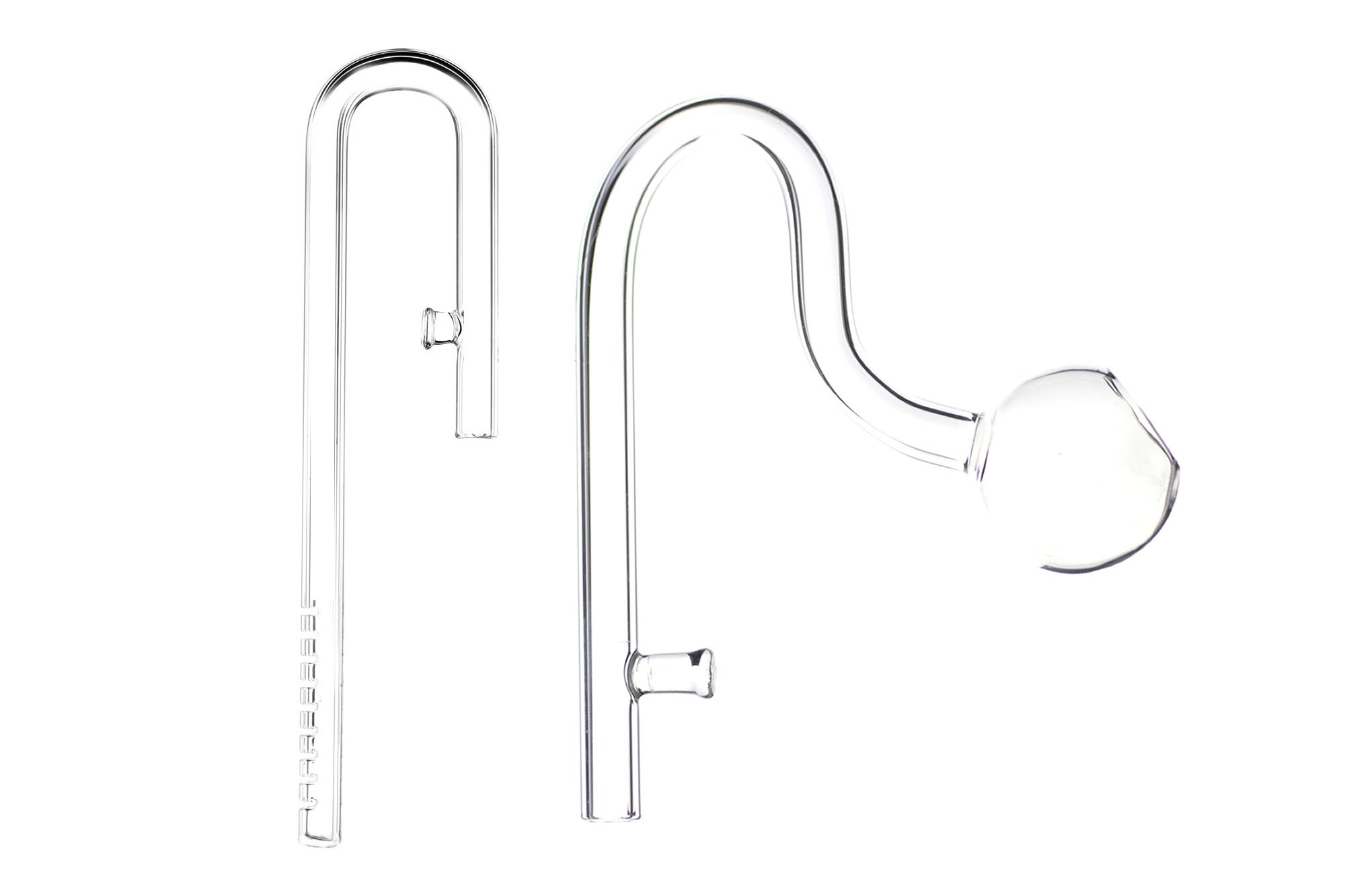 Glass Lily Pipe Set For Ø9mm (8/12mm) Tubing Poppy Style CO2