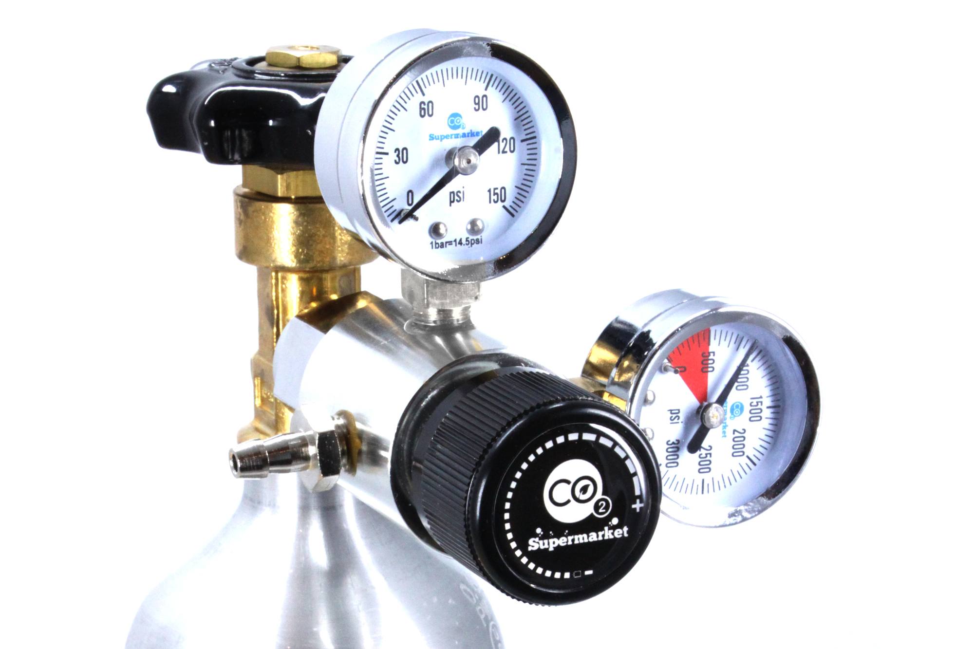 CO2 Regulators Without Solenoids | CO2 Supermarket