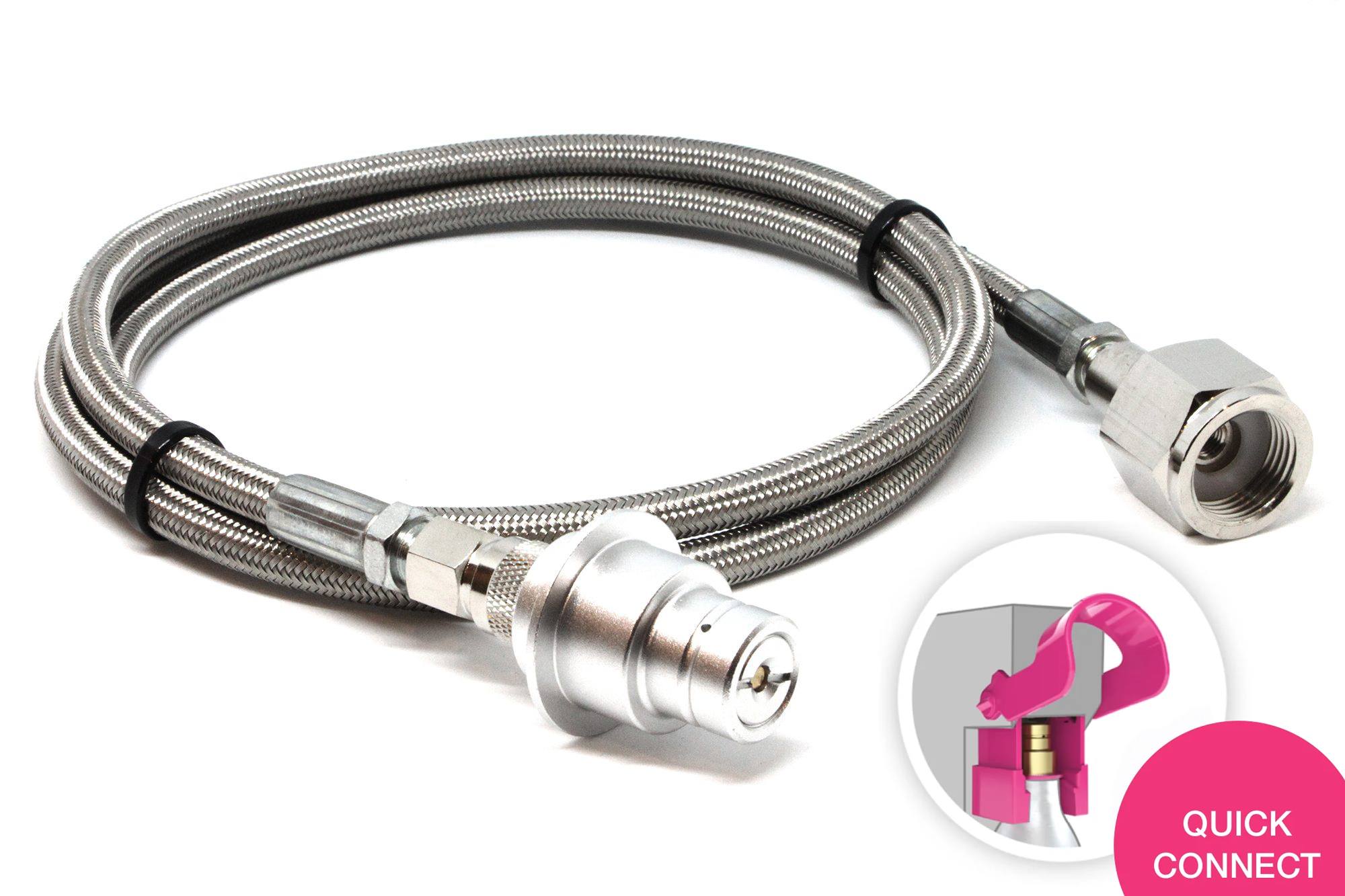 SodaStream QuickConnect Cylinder Connection Hose (DIN 477 UK