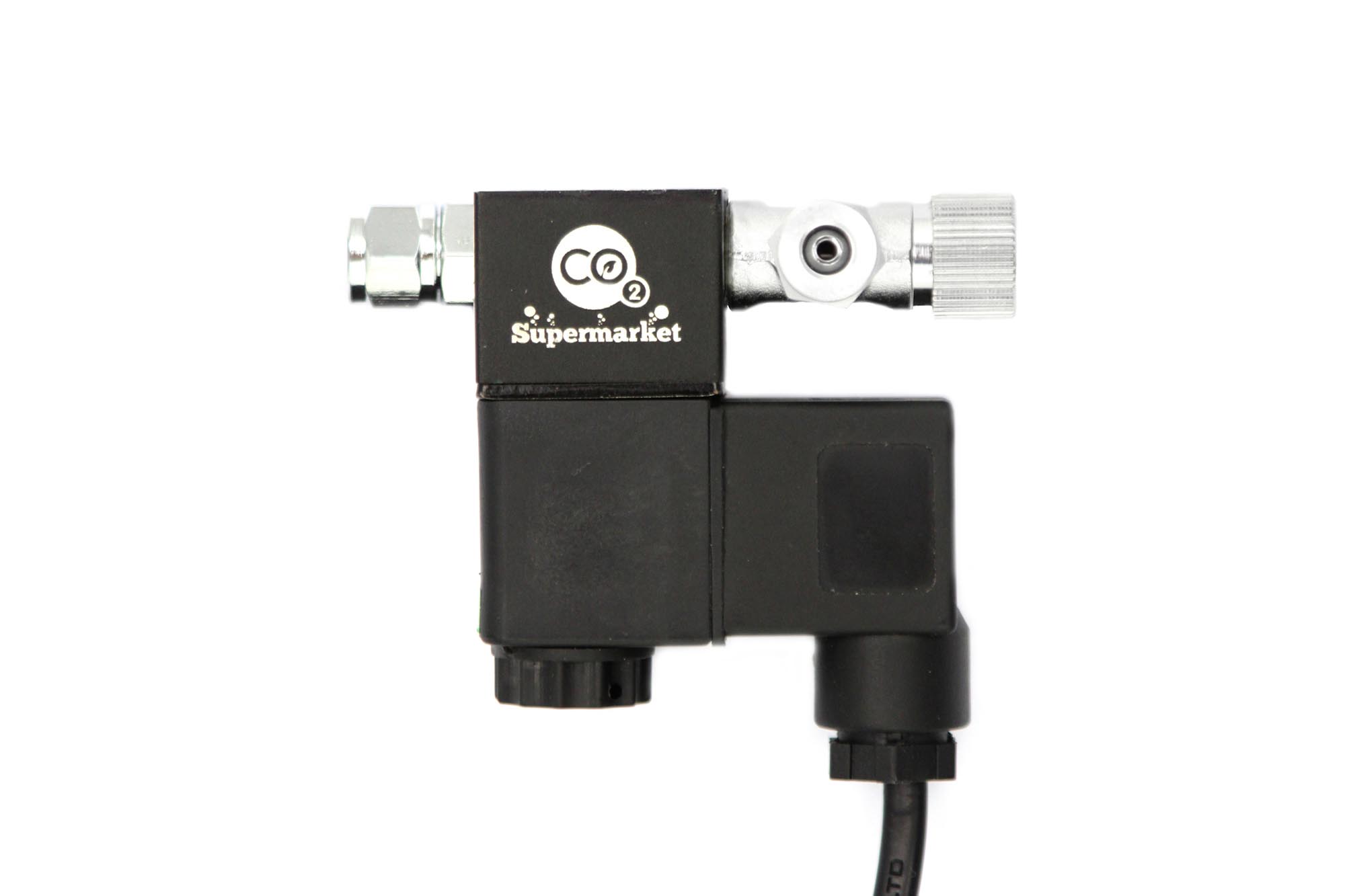 Photo of solenoid with needle valve