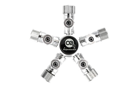 Photo of 5-way splitter for Planted tank CO2 Regulators