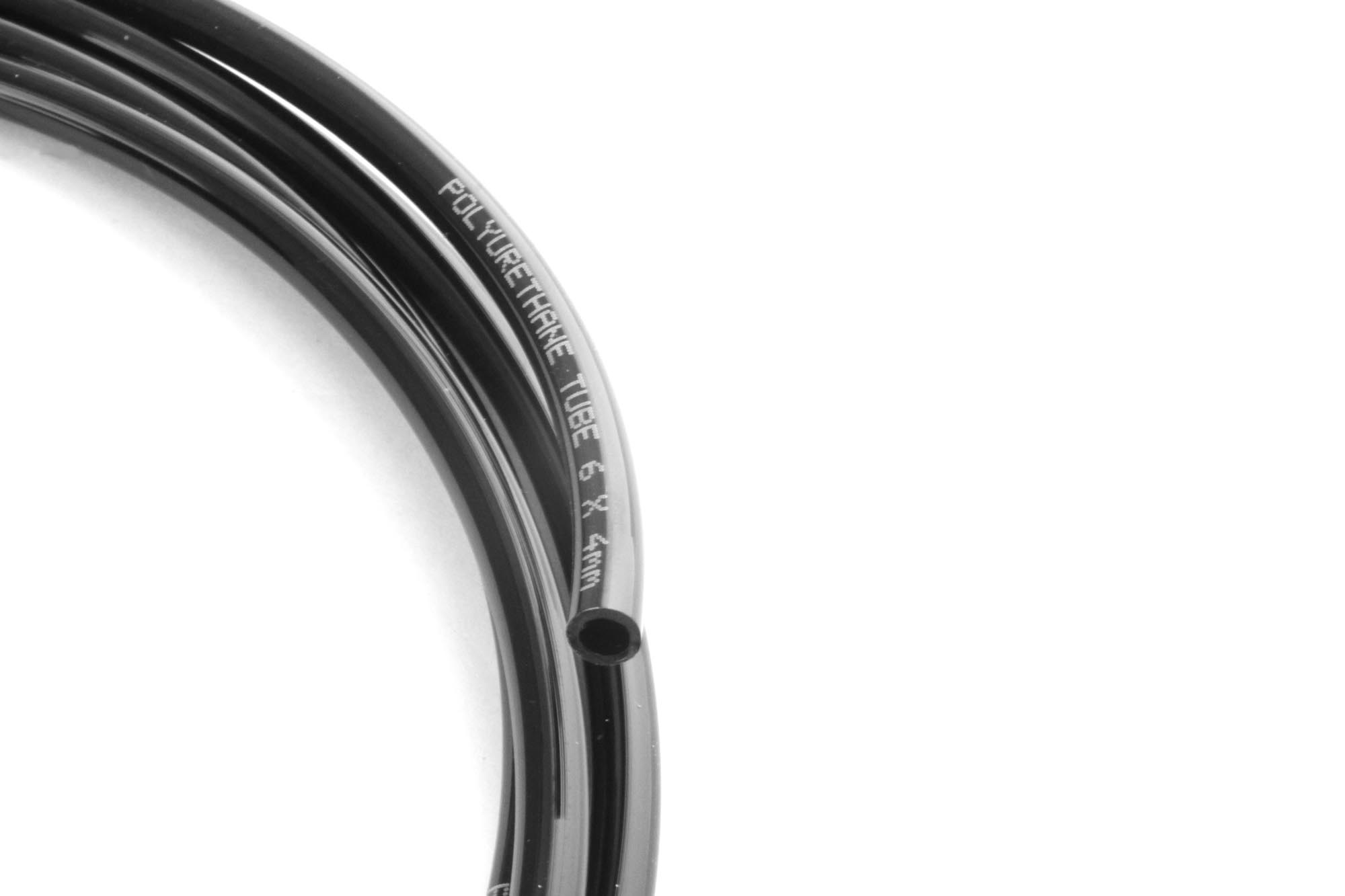4/6mm Black Polyurethane CO2 Resistant Tubing CO2 Supermarket