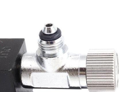 Photo of small o-ring attached to needle valve